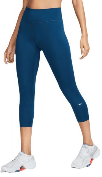  Nike Dri-Fit One Mid-Rise CRP Tight - valerian blue/white