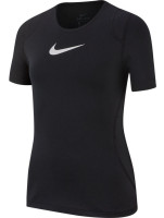 Nike Pro Top SS - black/white