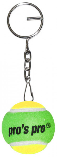 Atslēgu gredzens Pro's Pro Tennis - yellow/green