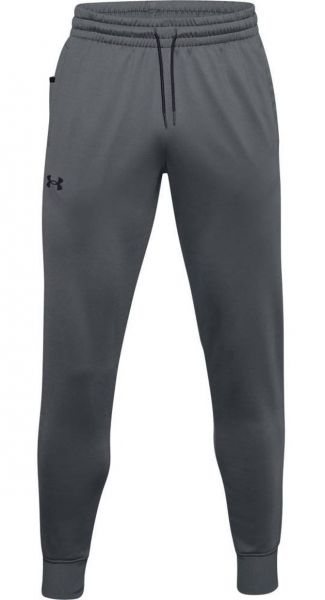 Pantalons de tennis pour hommes Under Armour Men's Armour Fleece Joggers - pitch gray/black