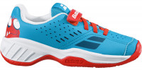 Babolat Pulsion All Court Kid - tomato red/blue aster