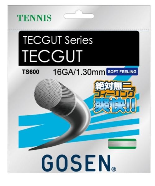 Tenisz húr Gosen TECGUT (12.2 m) - Természetes