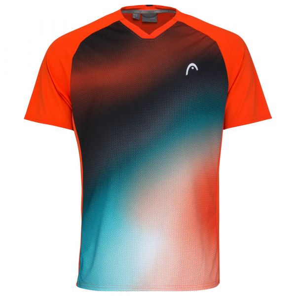 Teniso marškinėliai vyrams Head Topspin T-Shirt M - royal/print vision