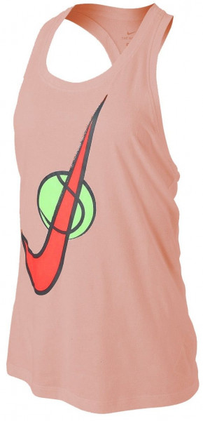 Tenisa tops sievietēm Nike Court Swoosh Tennis Tank W - arctic orange