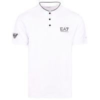 Tenisa polo krekls vīriešiem EA7 Man Jersey Polo - white