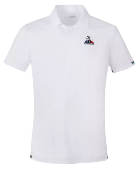 Men's Polo T-shirt Le Coq Sportif Tennis Pro Polo SS No.1 M - new optical white