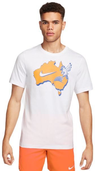 Męski T-Shirt Nike Court Tennis T-Shirt - white