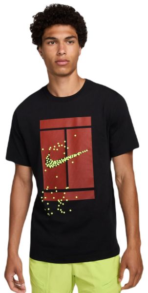 Pánské tričko Nike Court Tennis T-Shirt - Černý