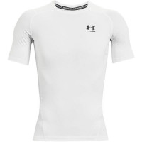 T-krekls vīriešiem Under Armour HeatGear Armour Comp SS M - white