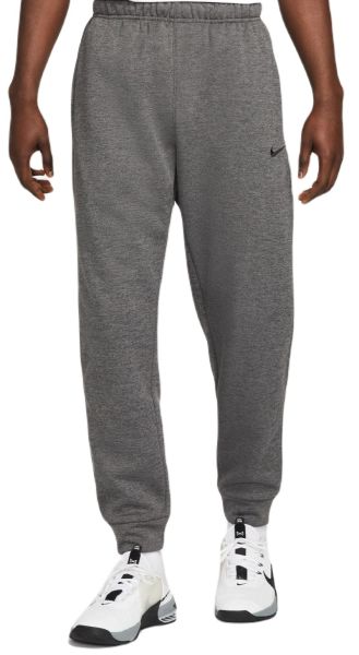 Pantaloni da tennis da uomo Nike Therma-FIT Tapered Fitness Pants - charcoal heather/dark smoke grey/black