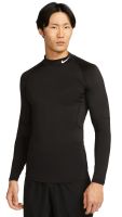 Muška kompresijska odjeća Nike Pro Dri-FIT Fitness Mock-Neck Long-Sleeve - black/white