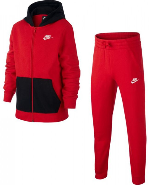  Nike Boys NSW Track Suit BF Core - university red/university red/white