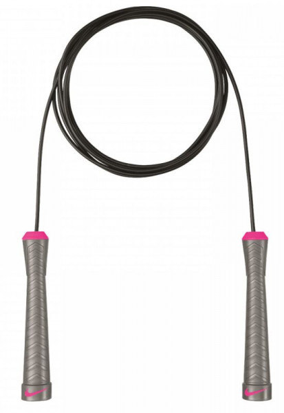 Ugrókötél Nike Fundamental Speed Rope - grey/pink