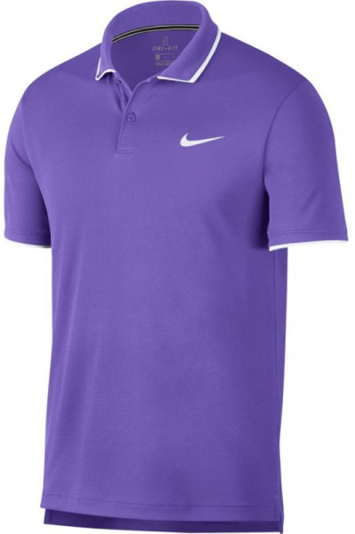  Nike Court Dry Team Polo - psychic purple/white/white