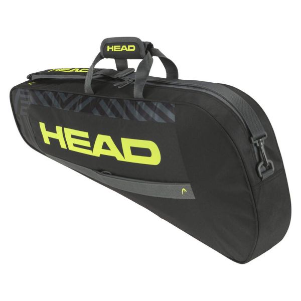 Teniso krepšys Head Base Racquet Bag S - black/neon yellow
