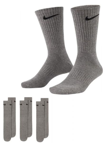 Чорапи Nike Everyday Cotton Cushioned Crew 3P - carbon heather/black