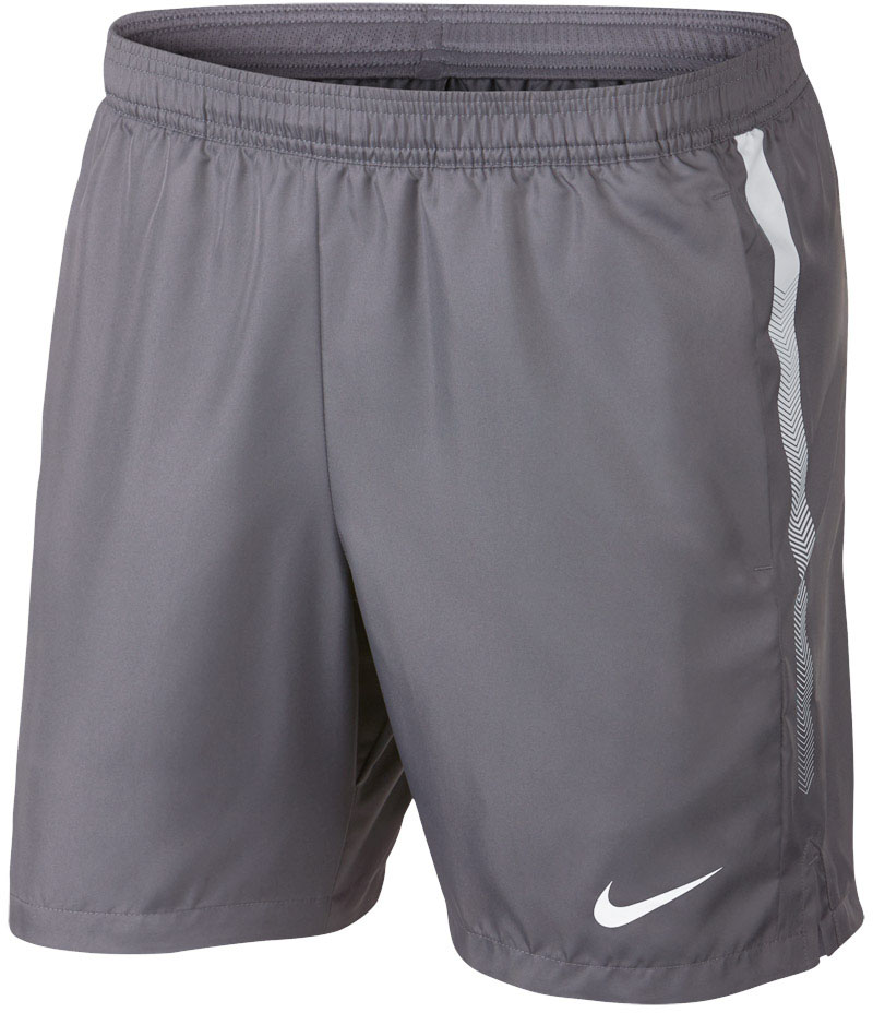 Nike Court Dry Short 7 gunsmoke white white Tennis Zone Tennis Shop