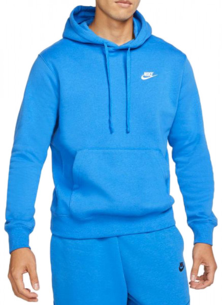 Męska bluza tenisowa Nike Sportswear Club Hoodie PO BB - signal blue/signal blue/white
