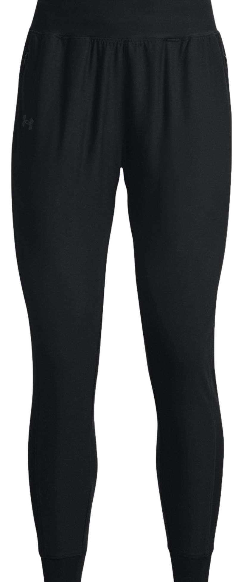 Women's trousers Under Armour Qualifier Run 2.0 Pants - black/reflective, Tennis Zone