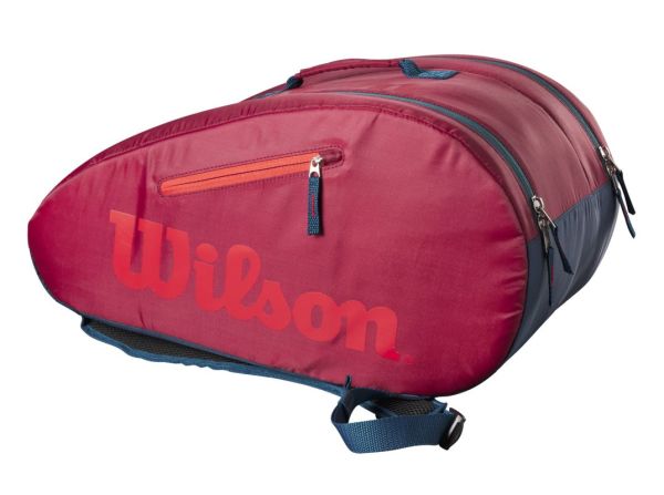Paddle bag Wilson Junior Padel Bag - red/infrared