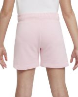 Lány rövidnadrág Nike Sportswear Club FT 5 Short - medium soft pink/white Lány rövidnadrág Nike Sportswear Club FT 5 Short - medium soft pink/white
