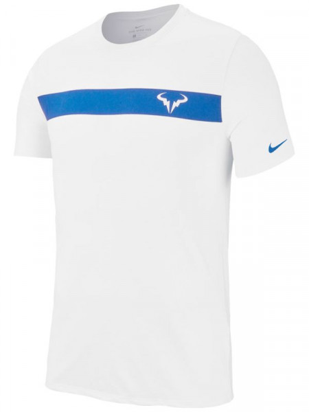  Nike Court Dry Rafa Crew - white/blue