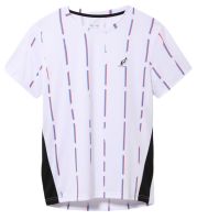 Męski T-Shirt Australian Ace T-Shirt With Stripes Print - bianco