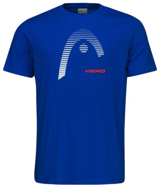 Herren Tennis-T-Shirt Head Club Carl T-Shirt - royal
