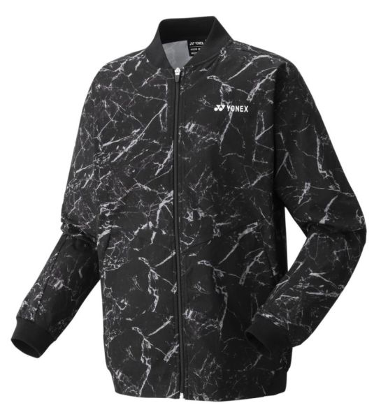 Férfi tenisz pulóver Yonex Club Warm-up Jacket - black