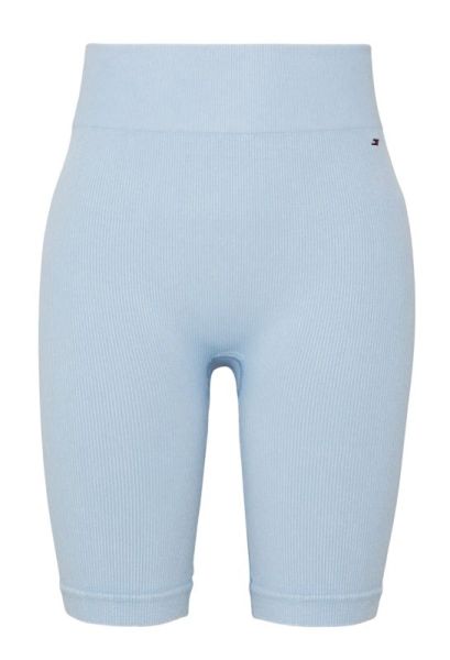 Γυναικεία Σορτς Tommy Hilfiger HW Seamless Washed Ribbed Shorts - vessel blue