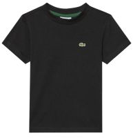Chlapčenské tričká Lacoste Boys Plain Cotton Jersey T-shirt - black