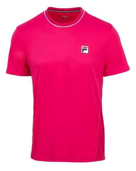 Herren Tennis-T-Shirt Fila T-Shirt Raphael - pink peacock