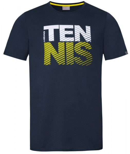 Herren Tennis-T-Shirt Head Club Chris T-Shirt M - dark blue