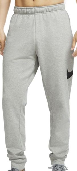 Pantalons de tennis pour hommes Nike Dry Pant Taper FA Swoosh - dark grey heather/black
