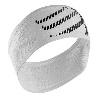 Tennis Bandana Compressport Racket Headband - white