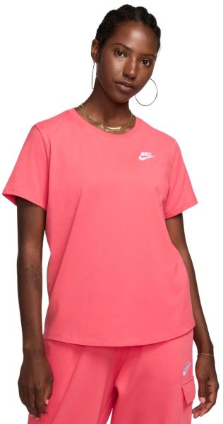 Dámske tričká Nike Sportswear Club Essentials - Ružový