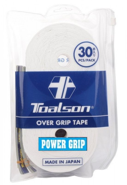 Grips de tennis Toalson Power Grip 30P - white