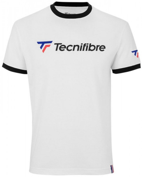 Majica za dječake Tecnifibre Cotton Tee Club Jr - white