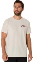 Męski t-shirt Asics Chest Logo Short Sleeve - Beżowy