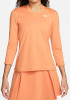 Női póló (hosszú ujjú) Nike Court Victory Dri-Fit Top 3/4 Sleeve W - hot curry/white