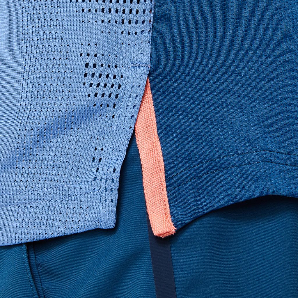 Męskie polo tenisowe Asics Match Actibreeze Polo Shirt M - light indigo |  Strefa Tenisa | Sklep Tenisowy