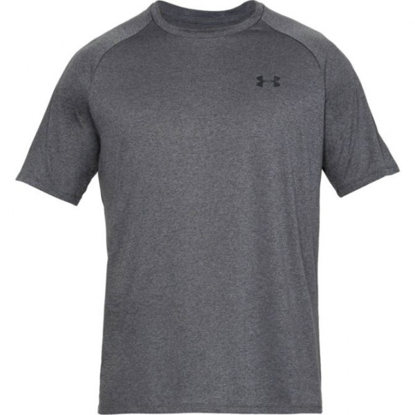 T-shirt pour hommes Under Armour Tech SS Tee 2.0 - carbon heather/black