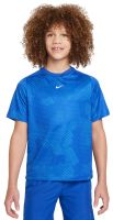 T-krekls zēniem Nike Kids Dri-Fit Short-Sleeve Top - game royal/white