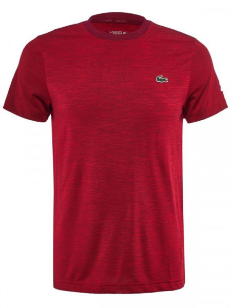  Lacoste Men's SPORT Novak Djokovic Jersey T-shirt - bordeaux/red