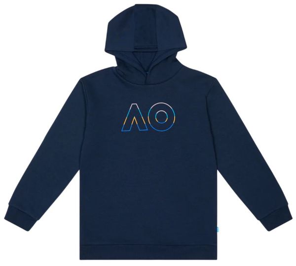 Boys' jumper Australian Open Logo Hoodie - Blue