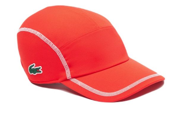 Kapa za tenis Lacoste Colourblock Tennis Cap - Crveni