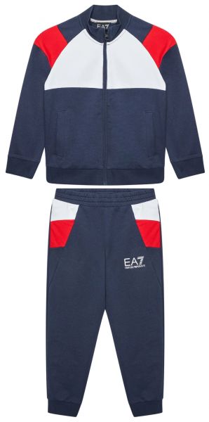 Sportinis kostiumas jaunimui EA7 Boys Jersey Tracksuit - mood indigo