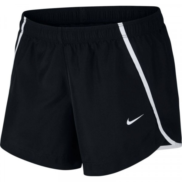 Tüdrukute šortsid Nike Dry Short Run - black/black/white/white