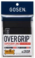 Overgrip Gosen Super Grip 4P - Fekete