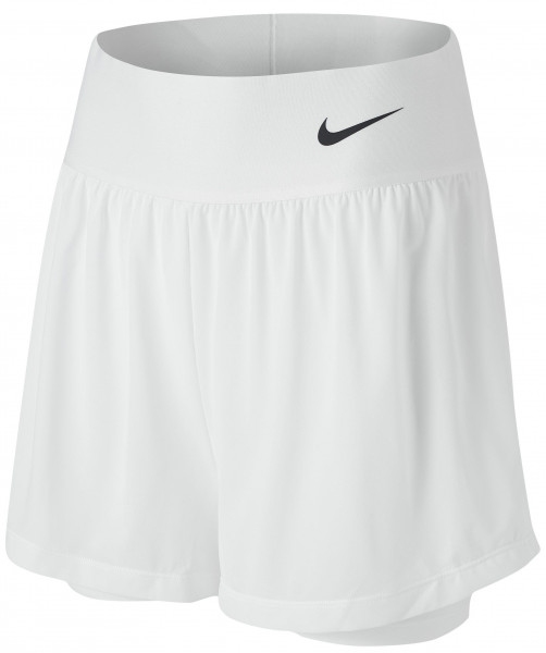 Ženske kratke hlače Nike Court Dri-Fit Advantage Short W - white/black